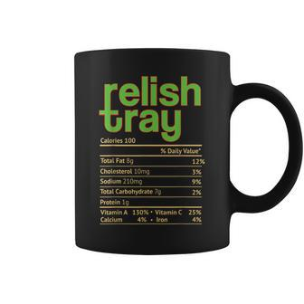 Relish Tray Nutrition Facts Funny Thanksgiving Christmas Thanksgiving Funny Gifts Coffee Mug | Mazezy