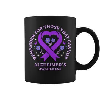 Remember For Those That Cannot Alzheimer's Awareness Ribbon Coffee Mug | Mazezy CA