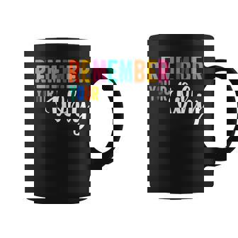 Remember Your Why Motivational Gym Fitness Workout Quote Coffee Mug | Mazezy