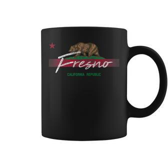 Republic Of California State Flag Fresno Souvenir Coffee Mug | Mazezy