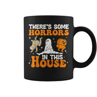 There's Some Horrors In This Halloween House Humor Coffee Mug - Thegiftio UK