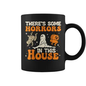 There's Some Horrors In This House Halloween Coffee Mug | Mazezy