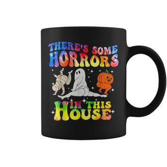 There's Some Horrors In This House Halloween Spooky Season Coffee Mug - Monsterry AU