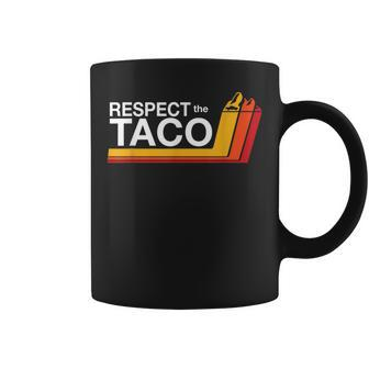 Respect The Taco Vintage Tacoma Coffee Mug | Mazezy