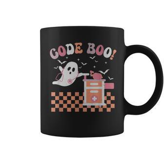 Respiratory Therapist Halloween Code Boo Spooky Respiratory Coffee Mug - Monsterry CA