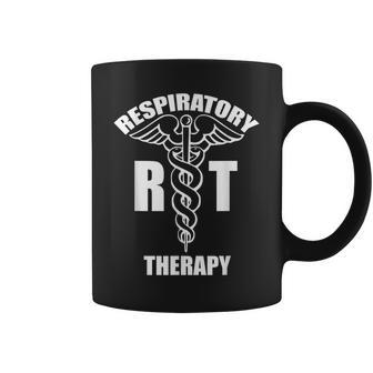 Respiratory Therapy Rt Therapist Rt Caduceus Medical Symbol Coffee Mug | Mazezy