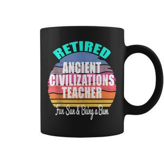 Retired Ancient Civilizations Teacher A Retirement Coffee Mug | Mazezy AU