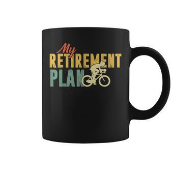 Retired Hobbies Cycling Bike Coffee Mug | Mazezy