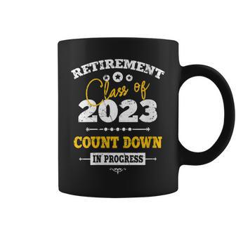 Retirement Class Of 2023 Count Down Funny Retiring Teacher Coffee Mug | Mazezy