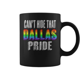 Retro 70S 80S Style Cant Hide That Dallas Gay Pride Coffee Mug | Mazezy AU