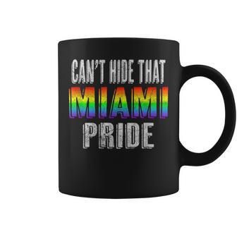 Retro 70S 80S Style Cant Hide That Miami Gay Pride Coffee Mug | Mazezy