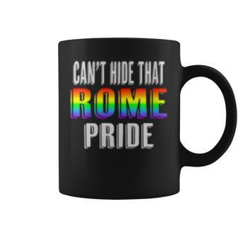 Retro 70S 80S Style Cant Hide That Rome Gay Pride Coffee Mug | Mazezy