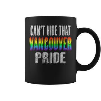 Retro 70S 80S Style Cant Hide That Vancouver Gay Pride Coffee Mug | Mazezy CA