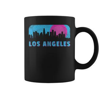 Retro 80S Los Angeles California Downtown Skyline Coffee Mug | Mazezy