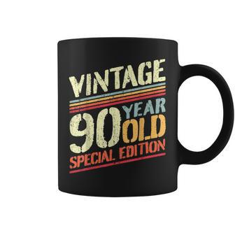 Retro 90Th Birthday I Vintage 90 Year Old Special Edition Coffee Mug - Thegiftio UK