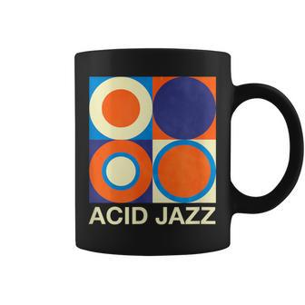 Retro Acid Jazz Coffee Mug | Mazezy