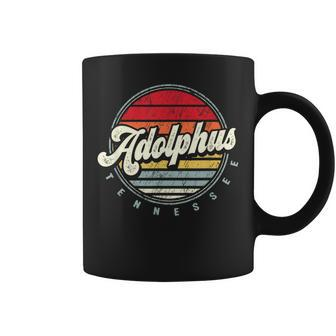 Retro Adolphus Home State Cool 70S Style Sunset Coffee Mug | Mazezy