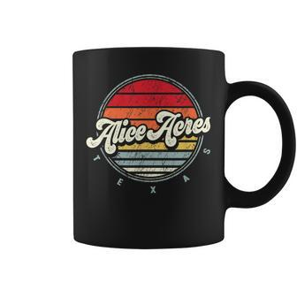 Retro Alice Acres Home State Cool 70S Style Sunset Coffee Mug | Mazezy