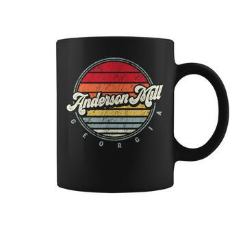 Retro Anderson Mill Home State Cool 70S Style Sunset Coffee Mug | Mazezy