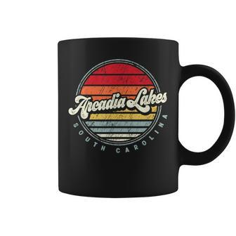Retro Arcadia Lakes Home State Cool 70S Style Sunset Coffee Mug | Mazezy