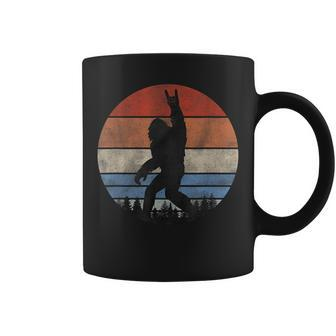 Retro Bigfoot Rock And Roll Bigfoot Bigfoot Coffee Mug - Seseable