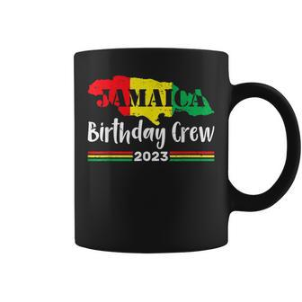 Retro Birthday Crew Jamaica 2023 Men Women Party Matching Coffee Mug - Thegiftio UK