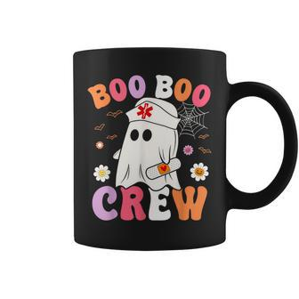 Retro Boo Boo Crew Nurse Ghost Halloween Nurse Coffee Mug | Mazezy
