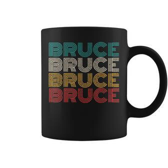 Retro Bruce Vintage Distressed Style Coffee Mug - Seseable