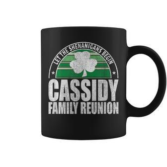 Retro Cassidy Family Reunion Irish Coffee Mug | Mazezy AU