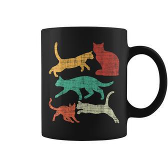 Retro Cat Lover Vintage Cat Lovers For Cat Mom & Dad Coffee Mug | Mazezy