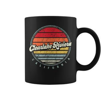 Retro Clearlake Riviera Home State Cool 70S Style Sunset Coffee Mug | Mazezy