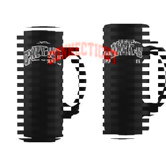 Retro Connecticut State Souvenir Ct Vintage Varsity Coffee Mug - Thegiftio