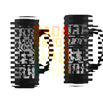 Retro Dada Daddy Dad Bruh Fathers Day Vintage Funny Father Coffee Mug | Mazezy