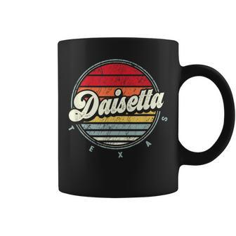 Retro Daisetta Home State Cool 70S Style Sunset Coffee Mug | Mazezy