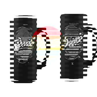 Retro Dimmitt Home State Cool 70S Style Sunset Coffee Mug | Mazezy