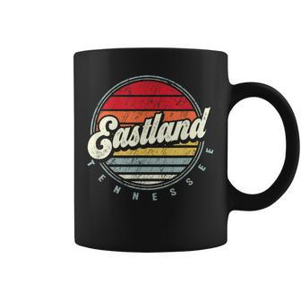 Retro Eastland Home State Cool 70S Style Sunset Coffee Mug | Mazezy