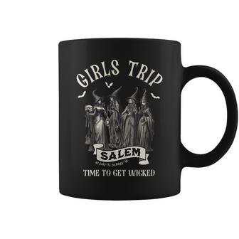 Retro Girls Trip Salem 1692 They Missed One Witch Halloween Coffee Mug | Mazezy