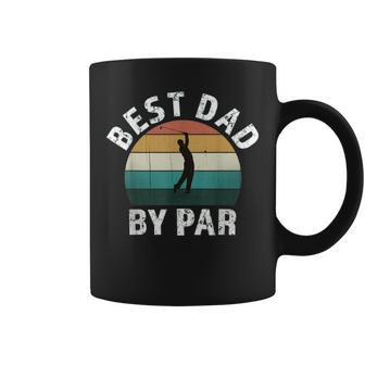 Retro Golfer Dad Fun Vintage Sunset Father Playing Golf Pun Coffee Mug | Mazezy