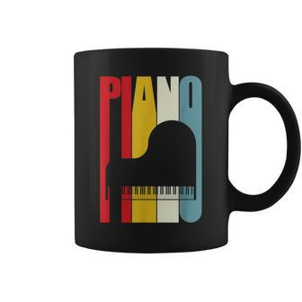 Retro Grand Piano Pianist Pianist Piano T Coffee Mug | Mazezy
