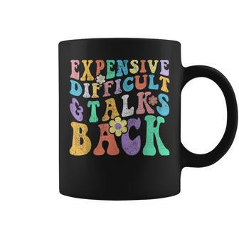 Retro Groovy Expensive Difficult And Talks Back Mothers Day Coffee Mug - Thegiftio UK