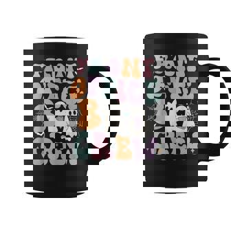 Retro Groovy Front Office Boo Crew Ghost Halloween Costume Coffee Mug | Mazezy