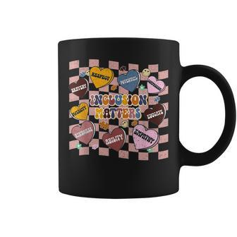 Retro Inclusion Matters Sped Teacher Positive Affirmations Coffee Mug - Monsterry UK