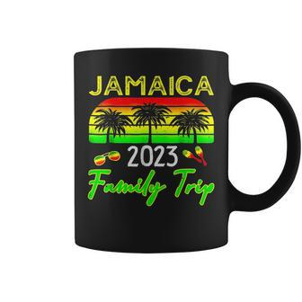 Retro Jamaica Family Vacation 2023 Jamaican Holiday Trip Coffee Mug - Monsterry DE