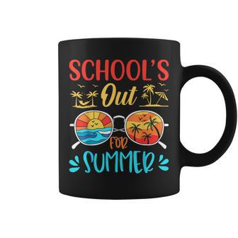 Retro Last Day Of Schools Out For Summer Teacher Boys Girls Coffee Mug | Mazezy UK