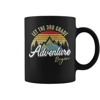 Retro Let The 3Rd Grade Adventure Begin Fourth Grade Teacher Coffee Mug - Monsterry DE