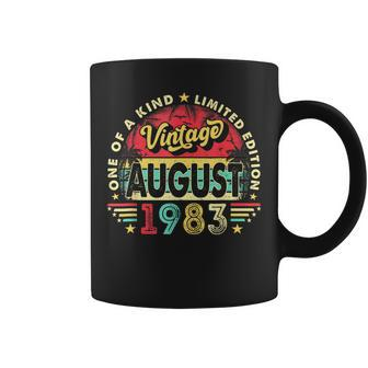 Retro Men 40 Year Old Gift Vintage August 1983 40Th Birthday 40Th Birthday Funny Gifts Coffee Mug | Mazezy