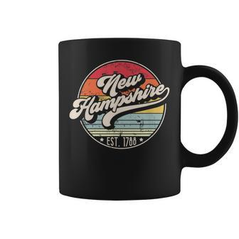Retro New Hampshire Home State Nh Cool 70S Style Sunset Gift For Women Coffee Mug - Thegiftio UK