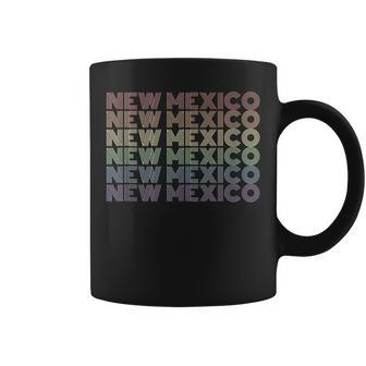 Retro New Mexico Gay Pride Lgbt Us State Coffee Mug | Mazezy