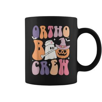 Retro Ortho Boo Crew Ghost Pumpkin Orthopedic Halloween Coffee Mug - Monsterry