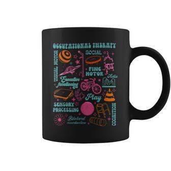 Retro Pediatric Occupational Therapy Therapist Ot Assistant Coffee Mug - Monsterry CA